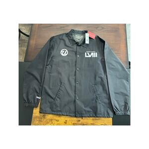 Usher Super Bowl LVIII Coaches Jacket Size XXL New with Tags Black & White NFL